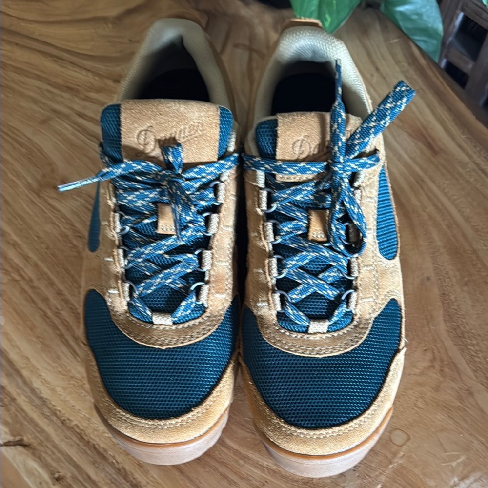 Danner Tan and Blue Sneakers Retro-Inspired Casual Shoes